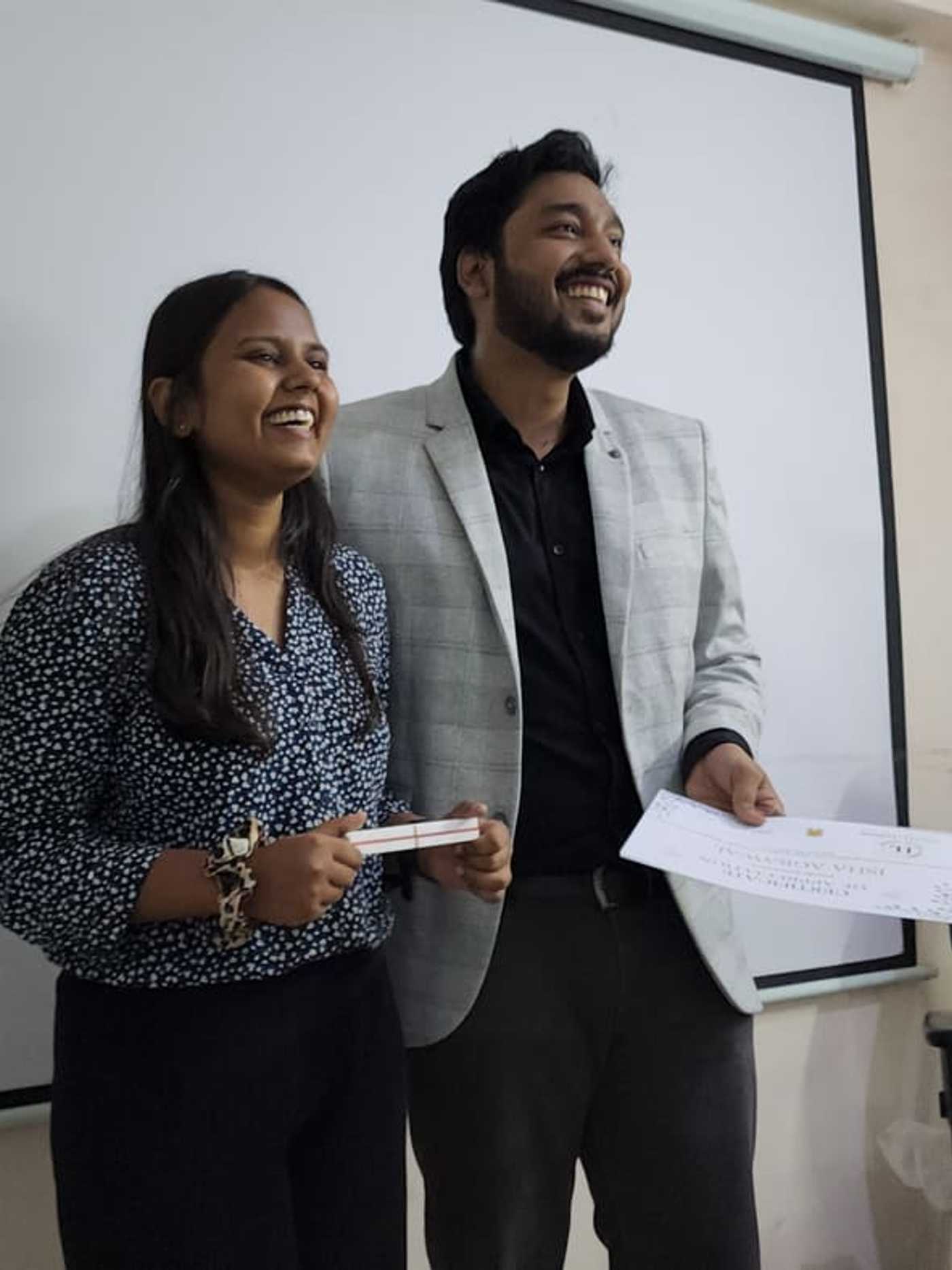 Mohit Agarwal with ACCA student at Ikshana Learning